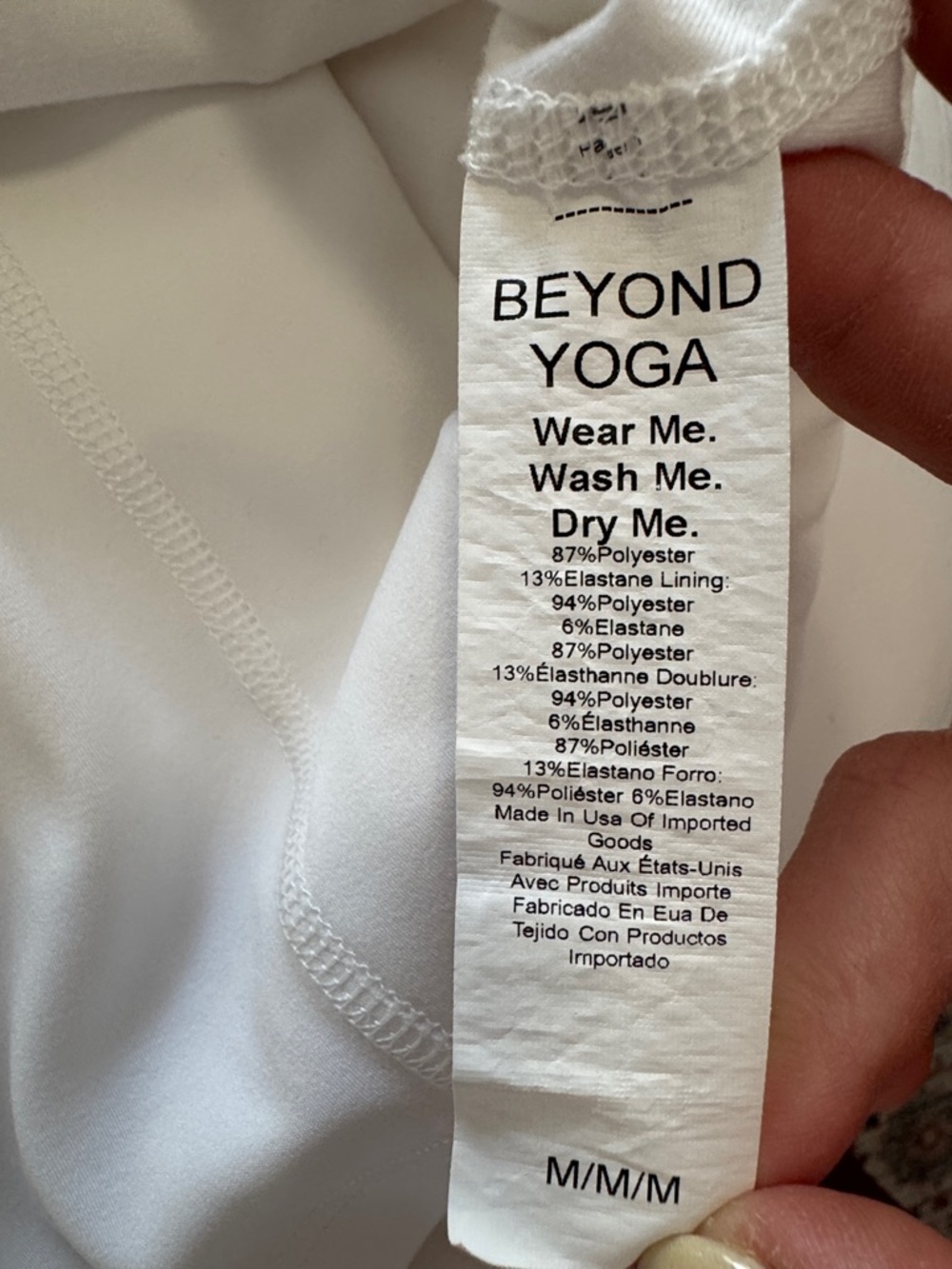 Beyond Yoga Spacedye Movement Dress White Tennis Dress Skort Medium - Picture 6 of 7